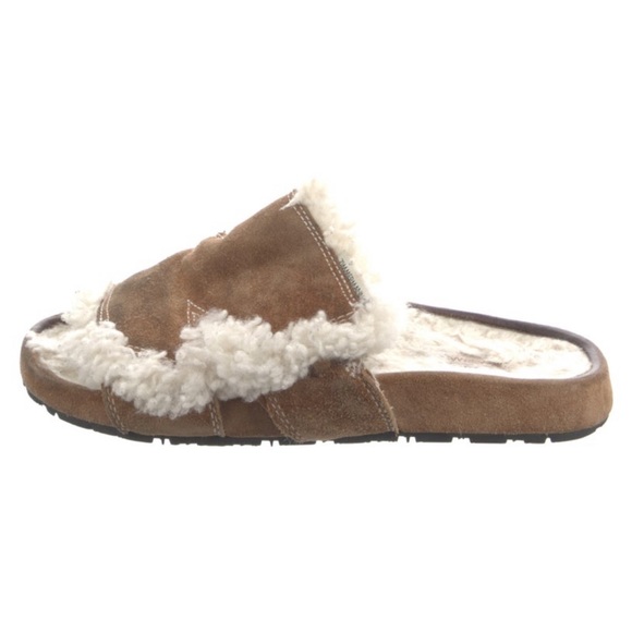 ZIMMERMANN Shearling Slides Size 10 - Picture 5 of 8
